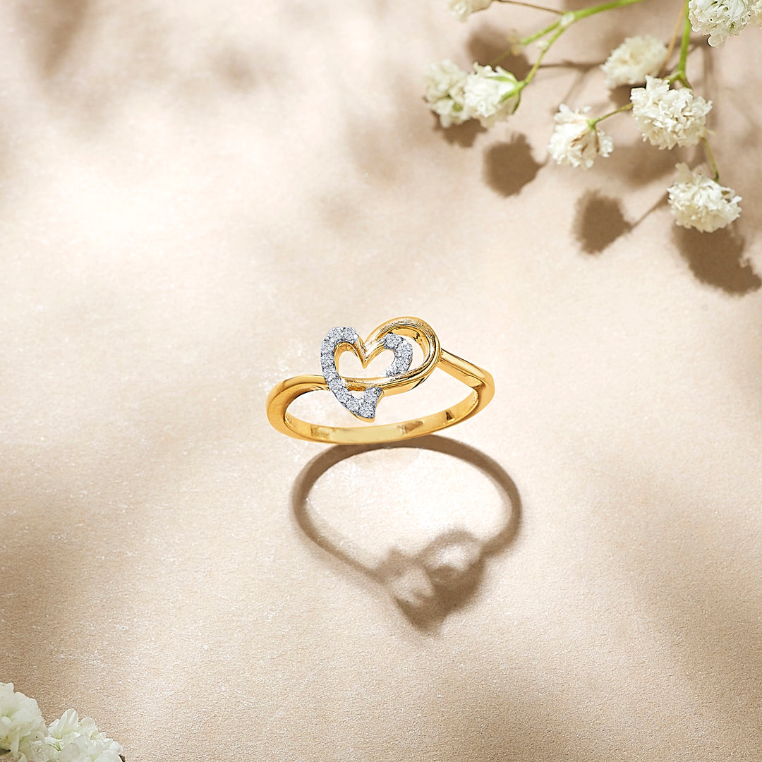 Tangled in Love Gold & Diamond Ring