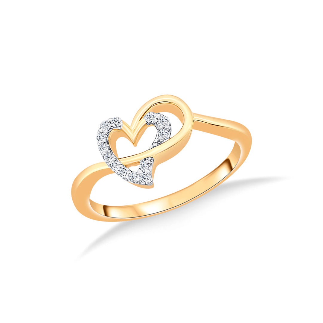 Tangled in Love Gold & Diamond Ring