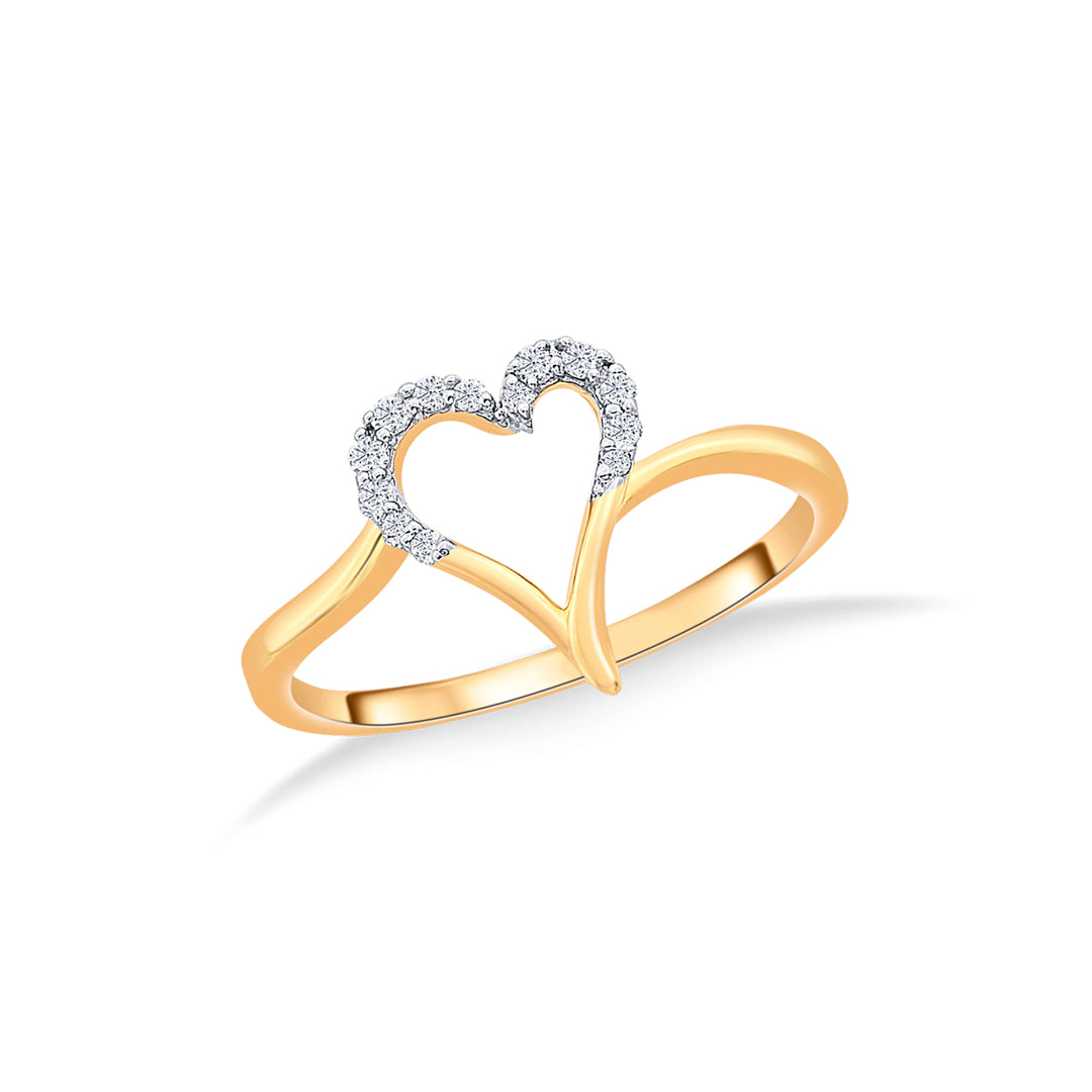 Bound by Heart Gold & Diamond Ring