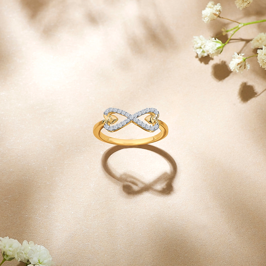 Endura Love Gold and Diamond Ring