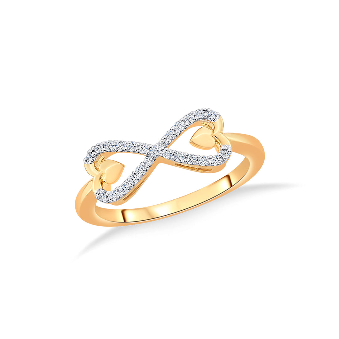 Endura Love Gold and Diamond Ring