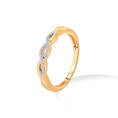 Twiselle-Loop-Gold-&-Diamond-Ring