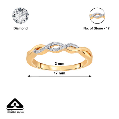 Twiselle-Loop-Gold-&-Diamond-Ring