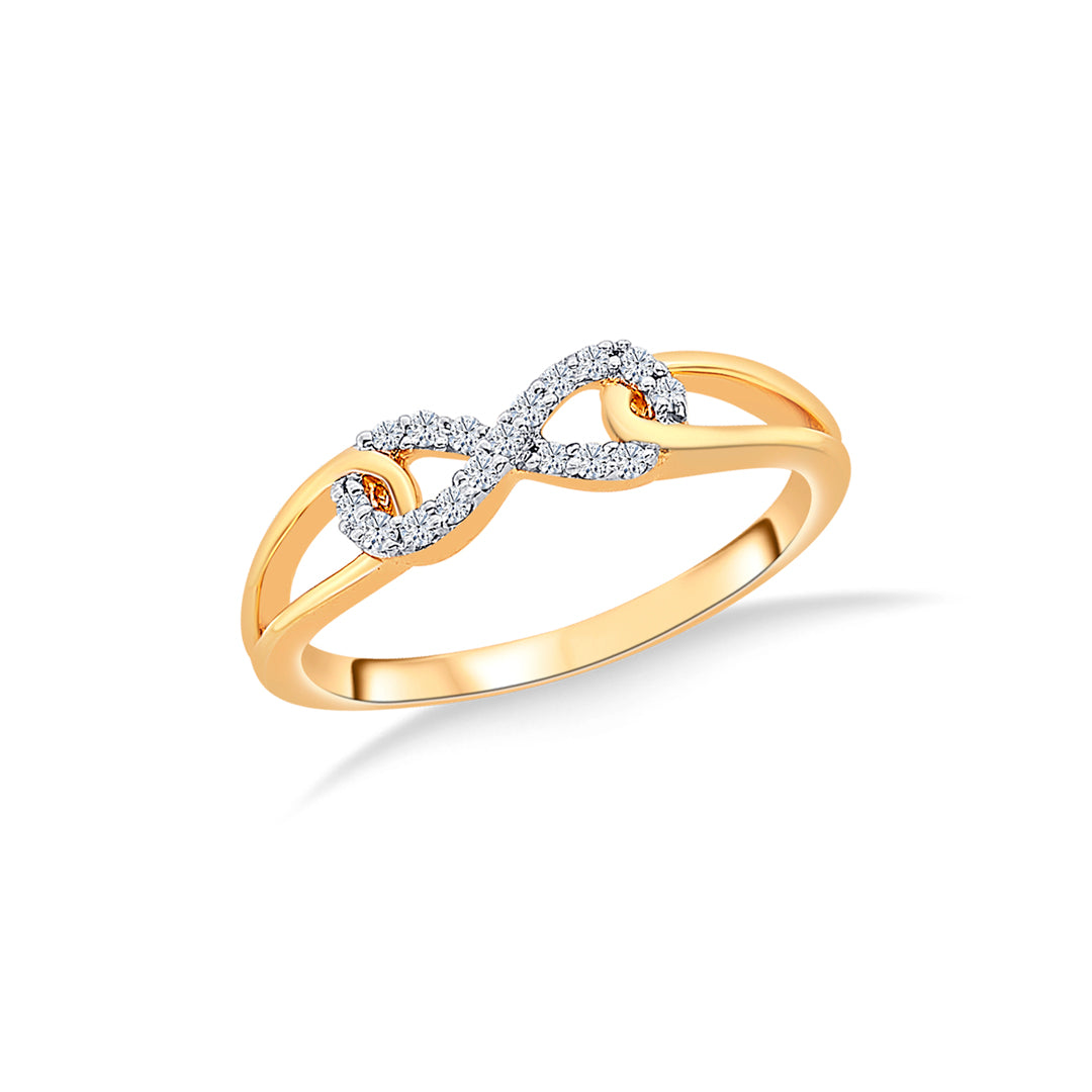 Infinity Dusk Gold & Diamond Ring