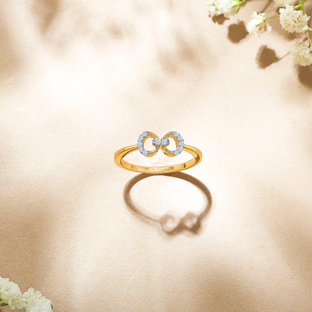 Twilight Ties Gold & Diamond Ring