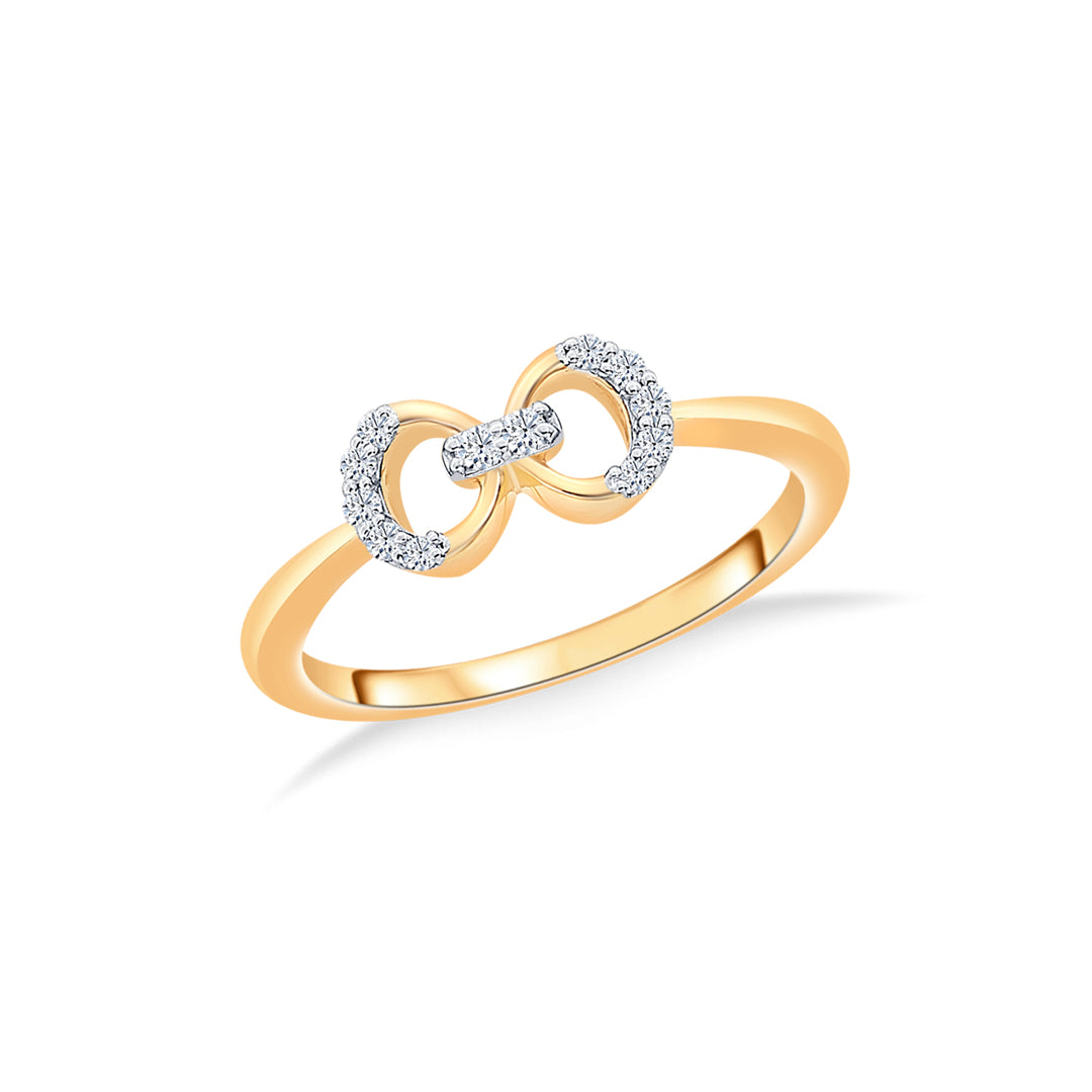 Twilight Ties Gold & Diamond Ring