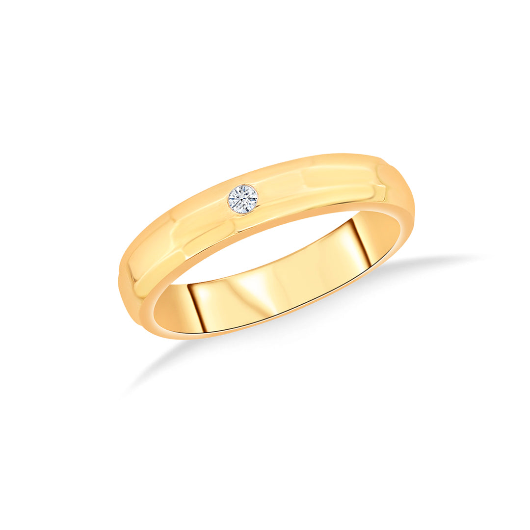 unity dot gold & diamond ring