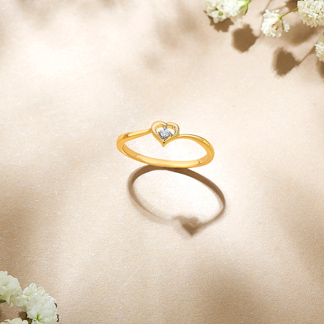 Boundless Love Yellow Gold & Diamond Ring for Women