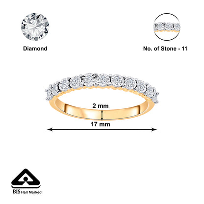 Lustre-Line-Gold-&-Diamond-Ring