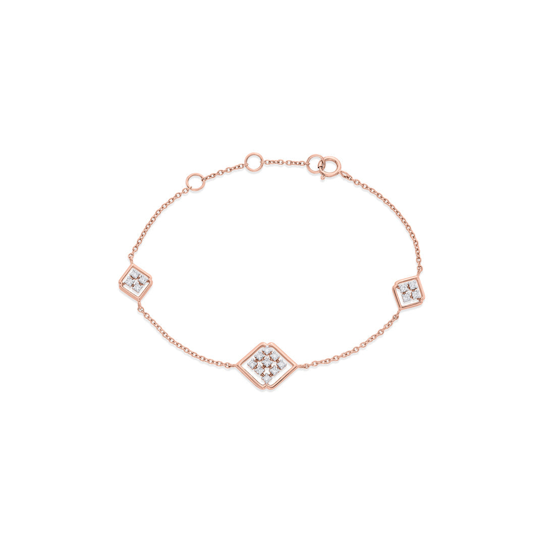 subtle grace ladies bracelet diamond jewellery