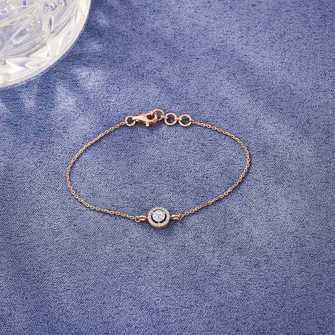 Bright Stone Ladies Bracelet Diamond Jewellery