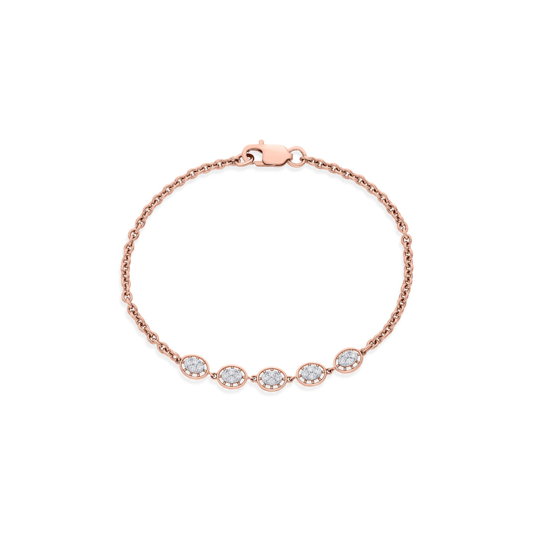 multistudded grace ladies bracelet diamond jewellery