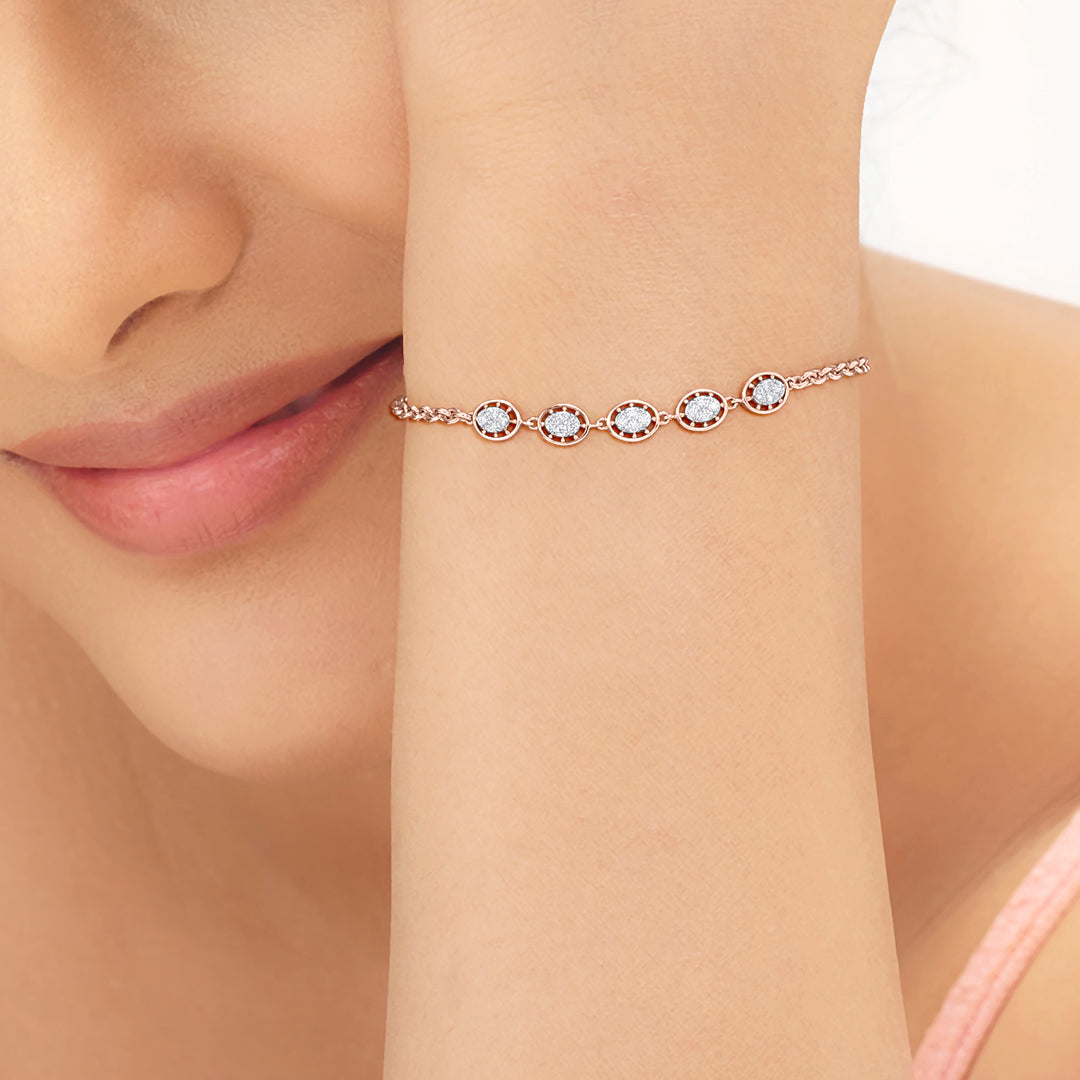 MultiStudded Grace Ladies Bracelet Diamond Jewellery