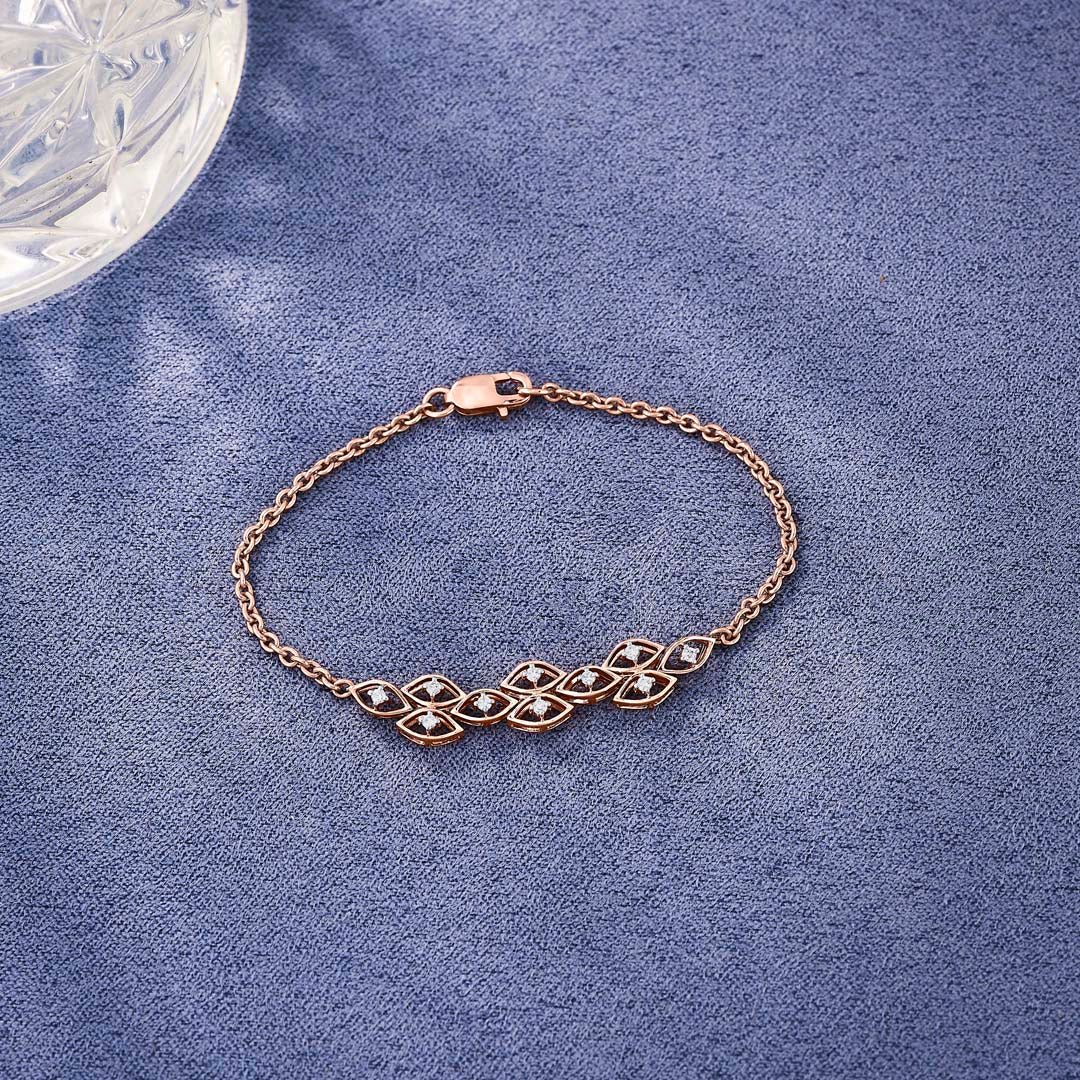 Intricate Elegance Ladies Bracelet Diamond Jewellery