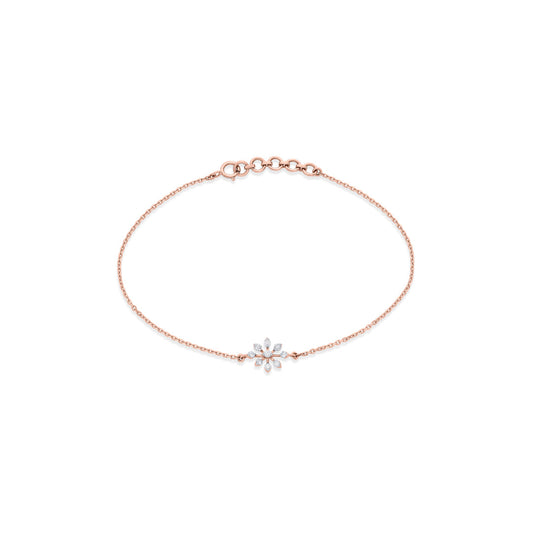 Bright Lily Ladies Bracelet Diamond Jewellery