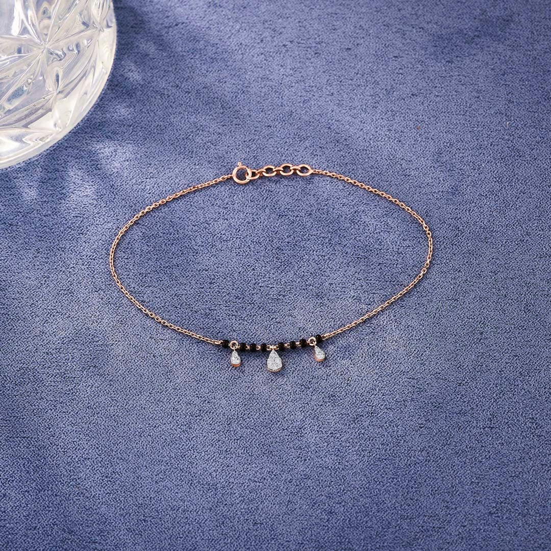 Classic Elegance Mangalsutra Ladies Bracelet Diamond Jewellery