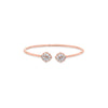 Twin Spheres Ladies Bracelet Diamond Jewellery