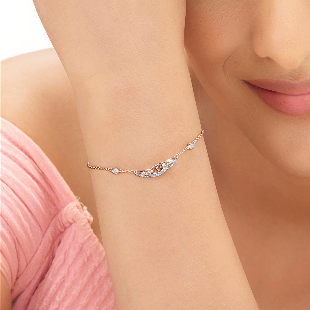 Linked Together Ladies Bracelet Diamond Jewellery