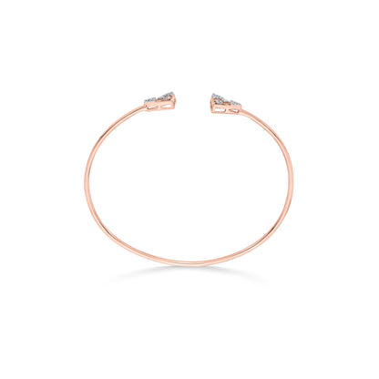 Twin Triangles Ladies Bracelet Diamond Jewellery