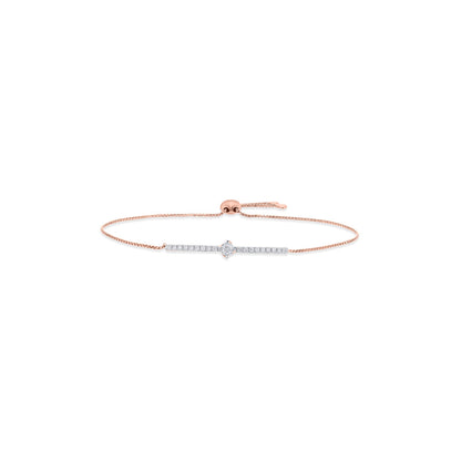 Glowing Rod Ladies Bracelet Diamond Jewellery