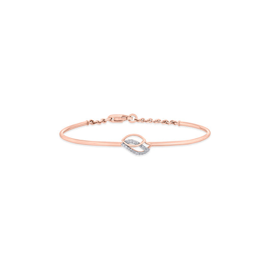 Bright Leaf Ladies Bracelet Diamond Jewellery