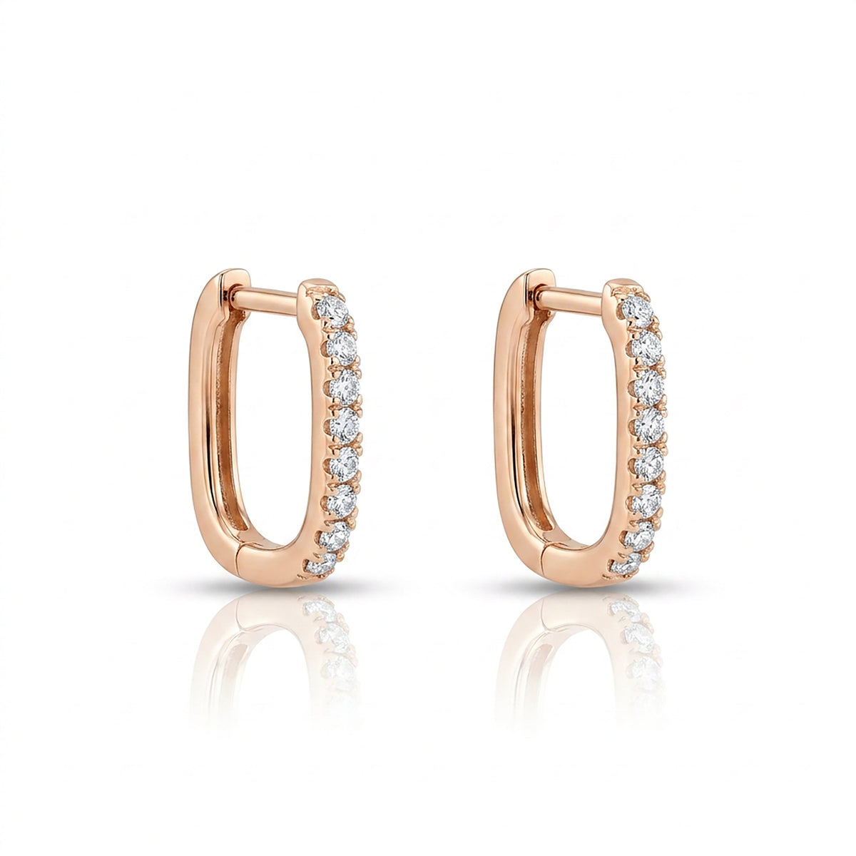 Luxe Frame Hoops & Huggies Diamond Earring