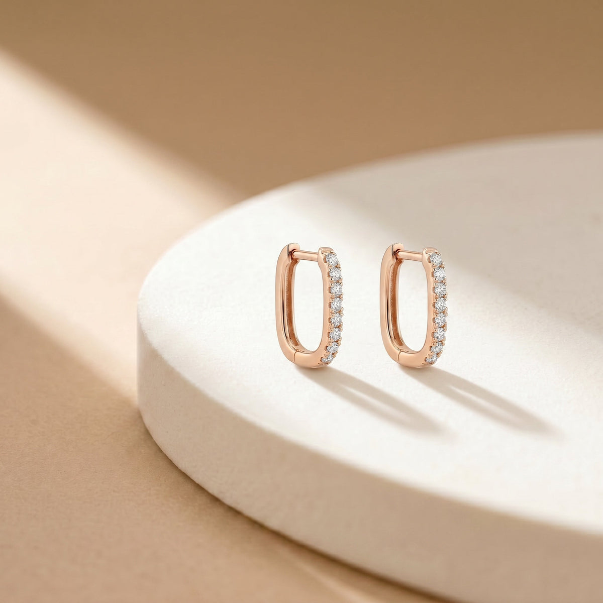 Luxe Frame Hoops & Huggies Diamond Earring