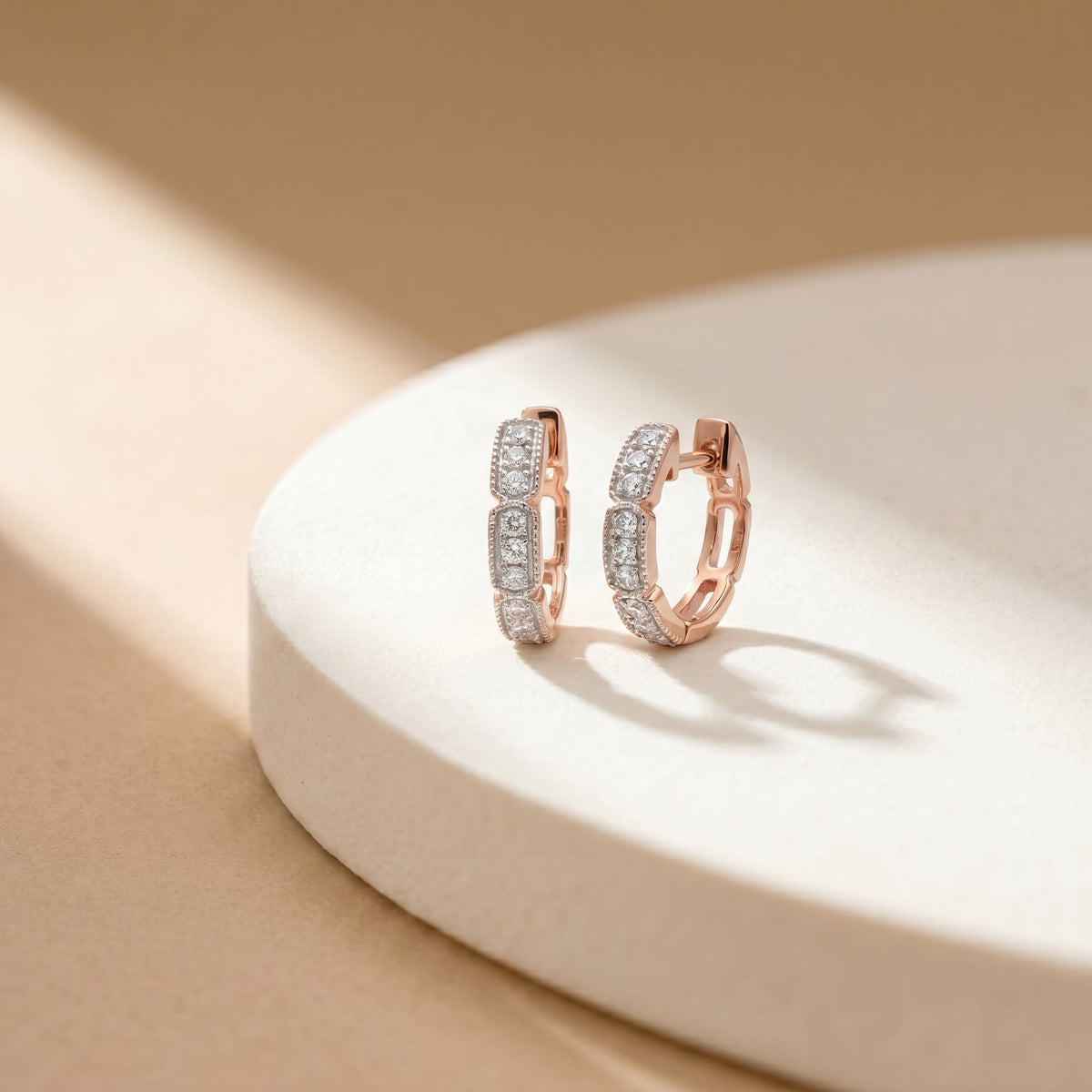 Spark Links Hoops & Huggies Diamond Earring