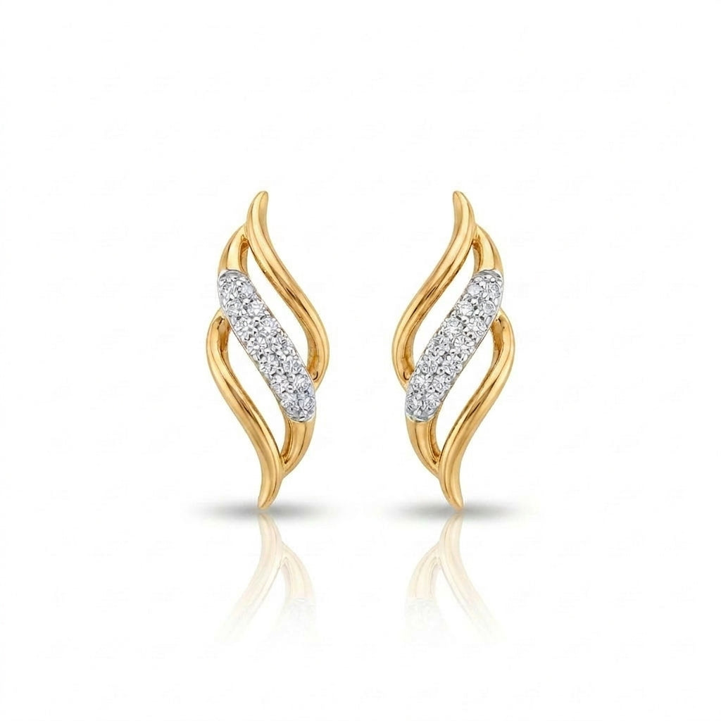Dazzle Drops Studs Diamond Earring
