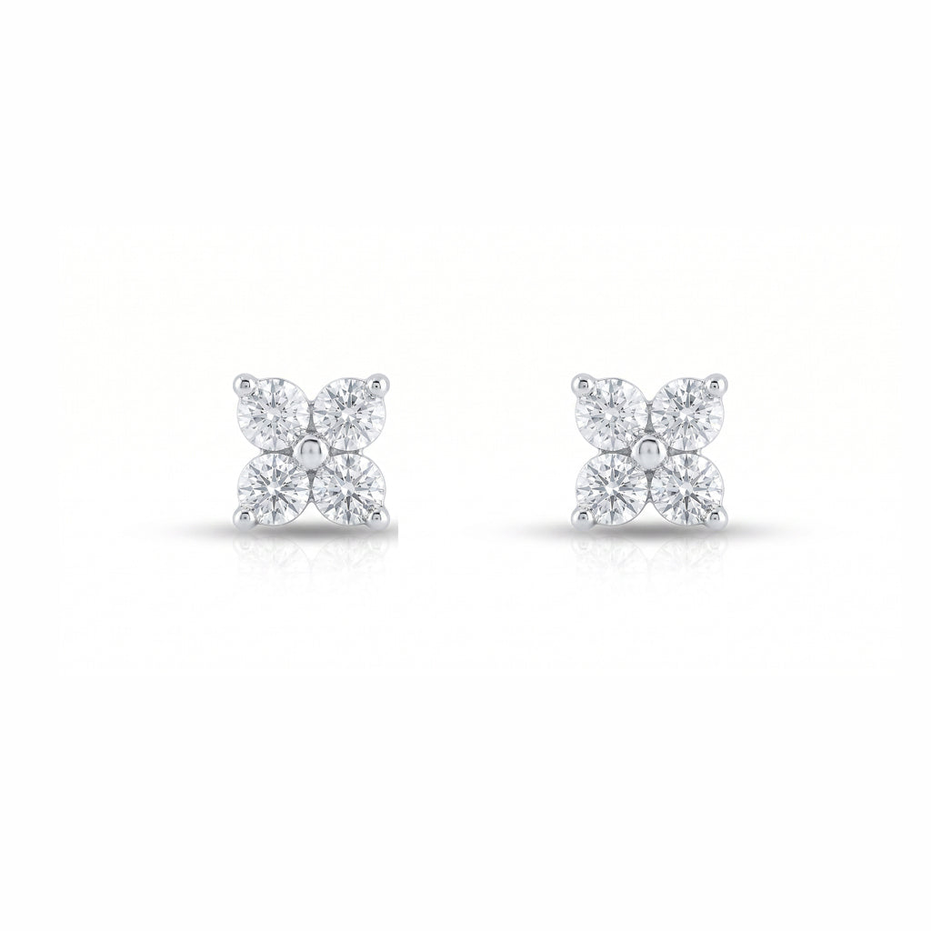Flora Spark Studs Diamond Earring