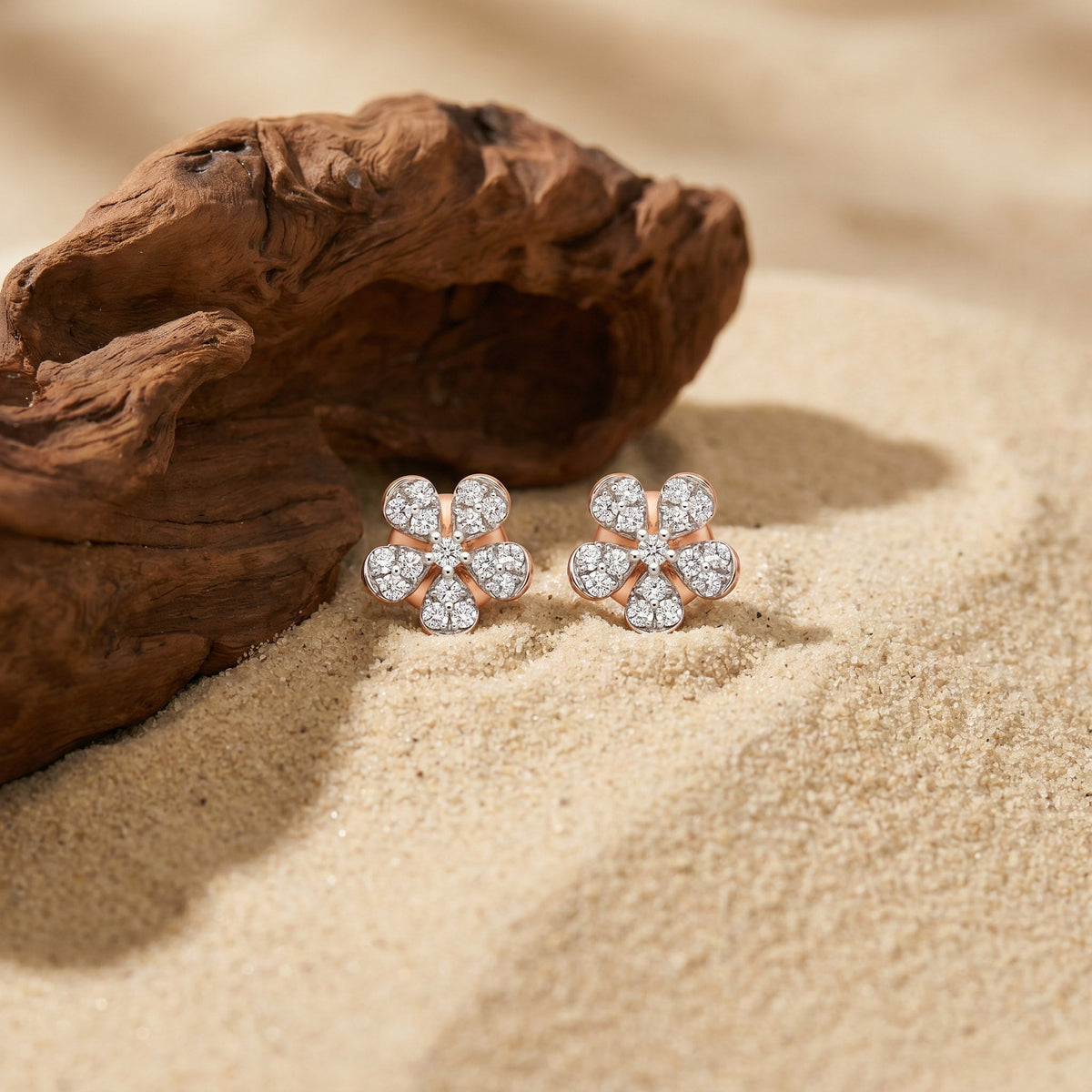 Blossom Spark Studs Diamond Earring