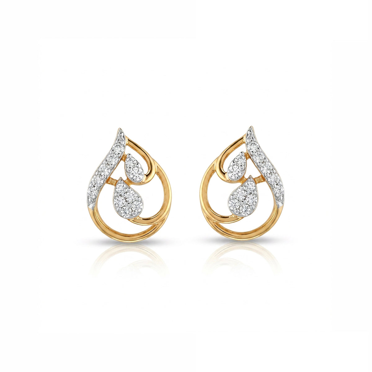 Dew & Drop Studs Diamond Earring