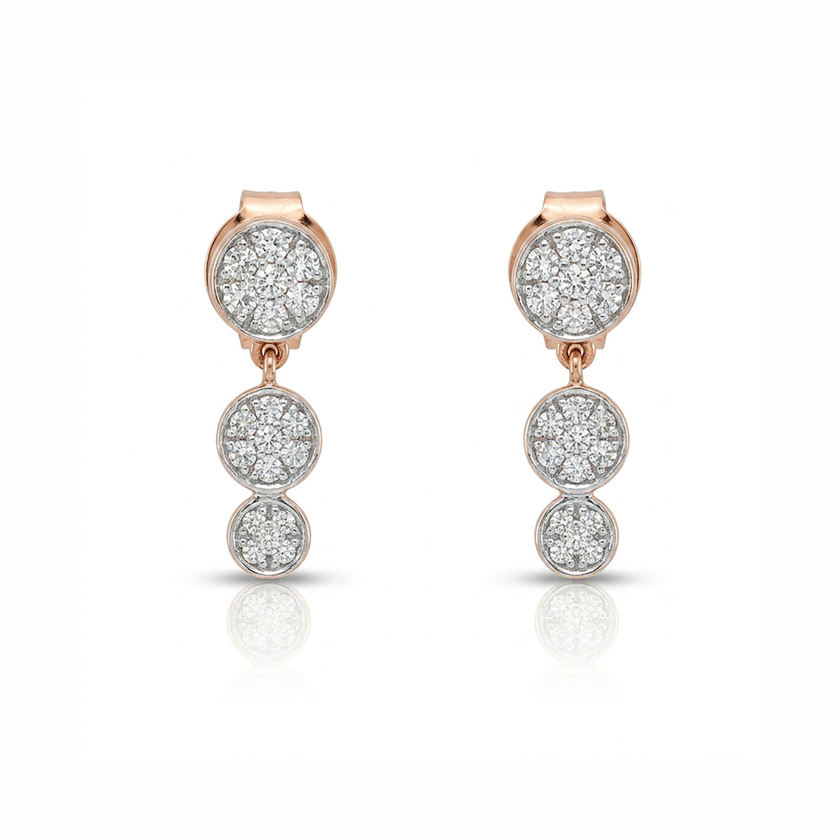 Crystal Spheres Drops & Danglers Diamond Earring
