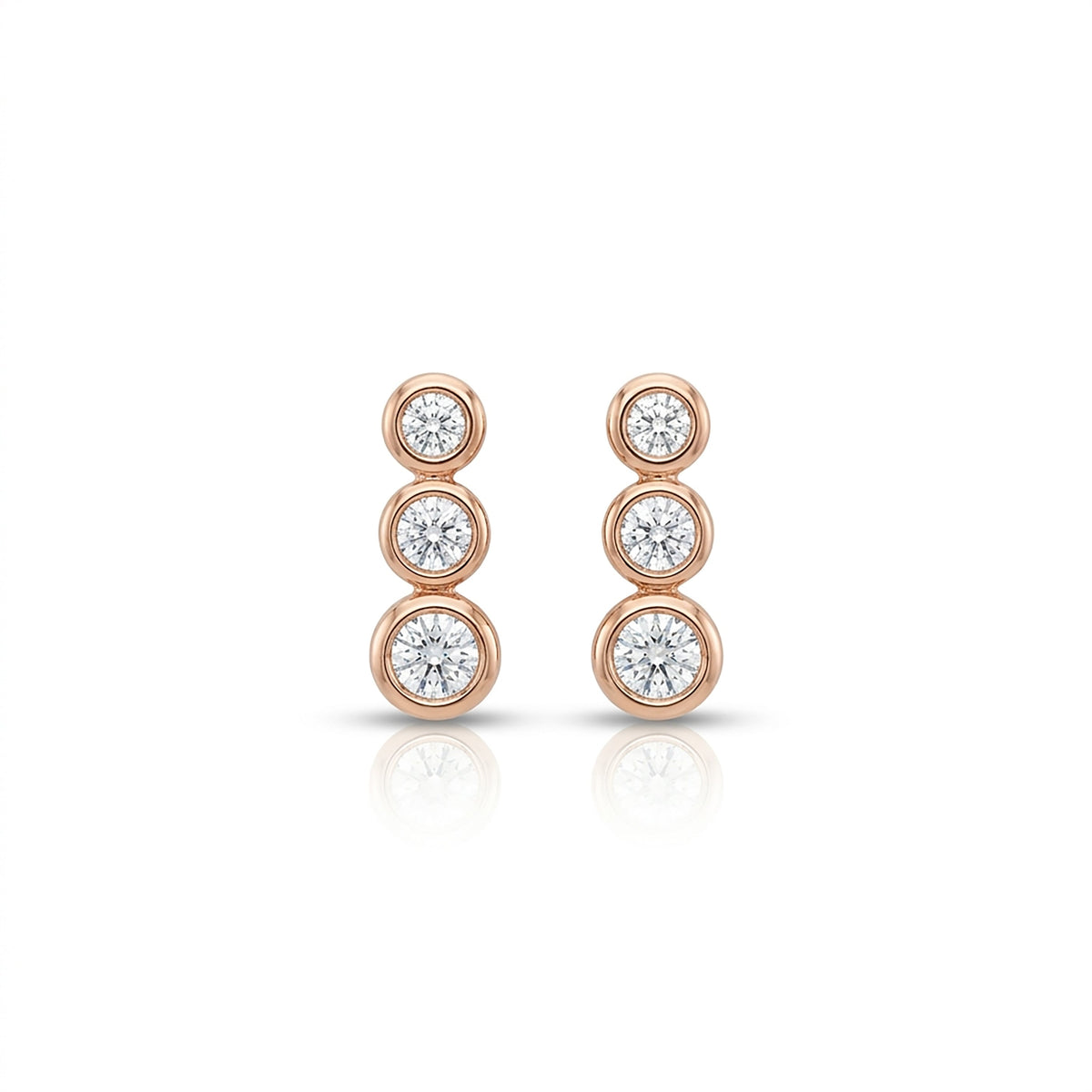 Crystal Omnispheres Studs Diamond Earring