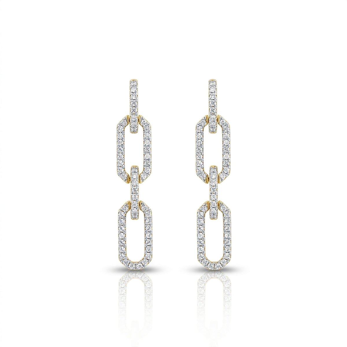 Crystal Links Drops & Danglers Diamond Earring