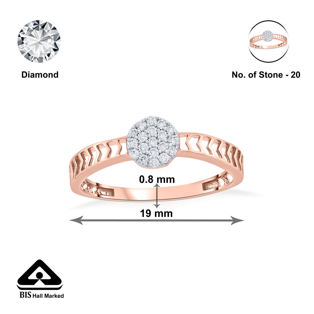 elura floral cocktail diamond ring