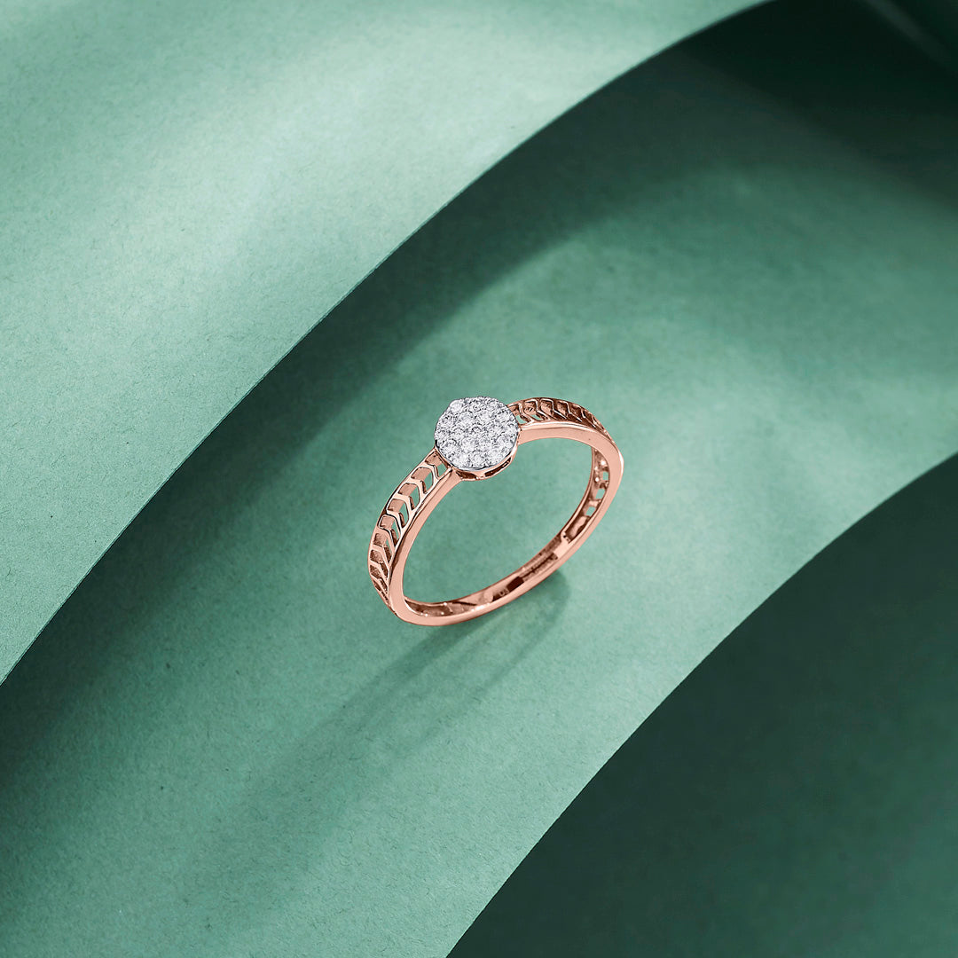 elura floral cocktail diamond ring