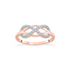 Forever & Infinite Casual Rose Gold Diamond Rings
