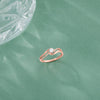 Classic Glow Casual Rose Gold Diamond Ring