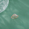 Rising Petal Fashion Rose Gold Diamond Ring