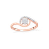 Twilight Beauty Fashion Rose Gold Diamond Rings