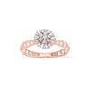 Bright Nova Fashion Rose Gold Diamond Rings
