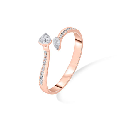 Seraph Twist Cocktail Diamond Ring