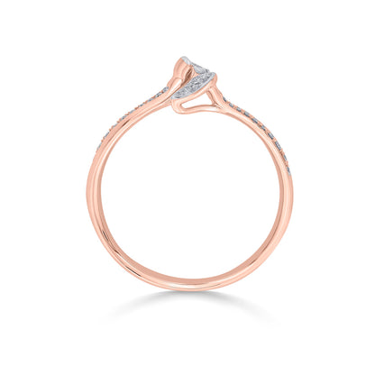 Seraph Twist Cocktail Diamond Ring