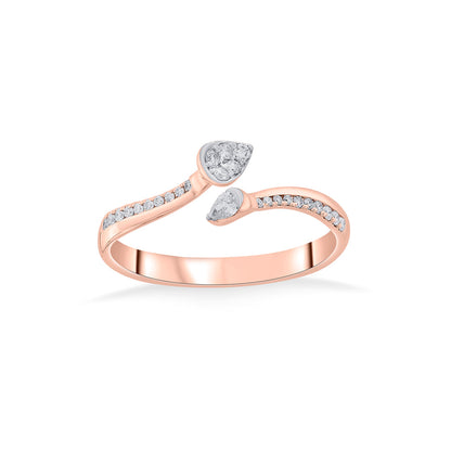 Seraph Twist Cocktail Diamond Ring