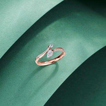 Seraph Twist Cocktail Diamond Ring