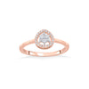 Royal Charm Fashion Rose Gold Diamond Rings