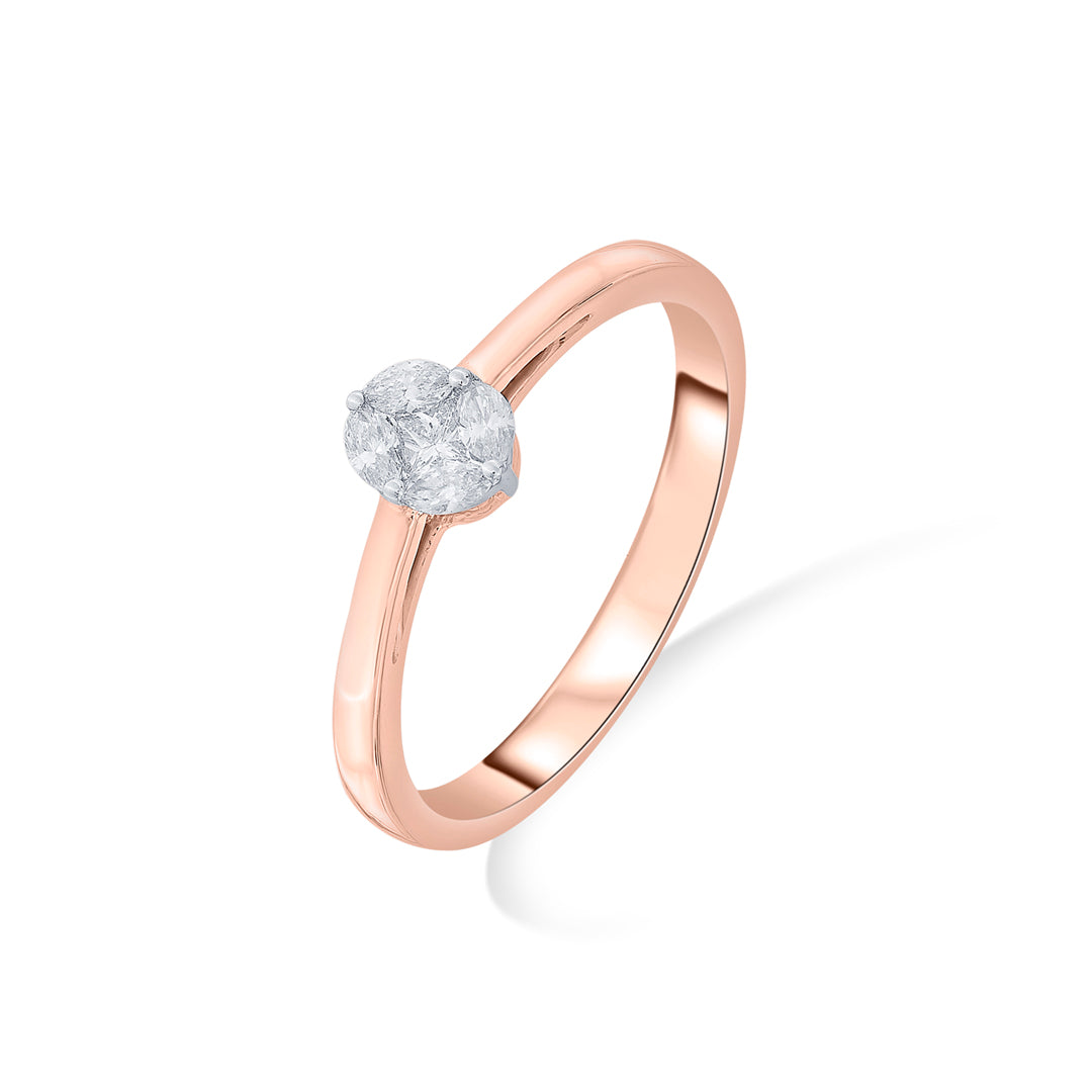 nobless stone casual diamond ring