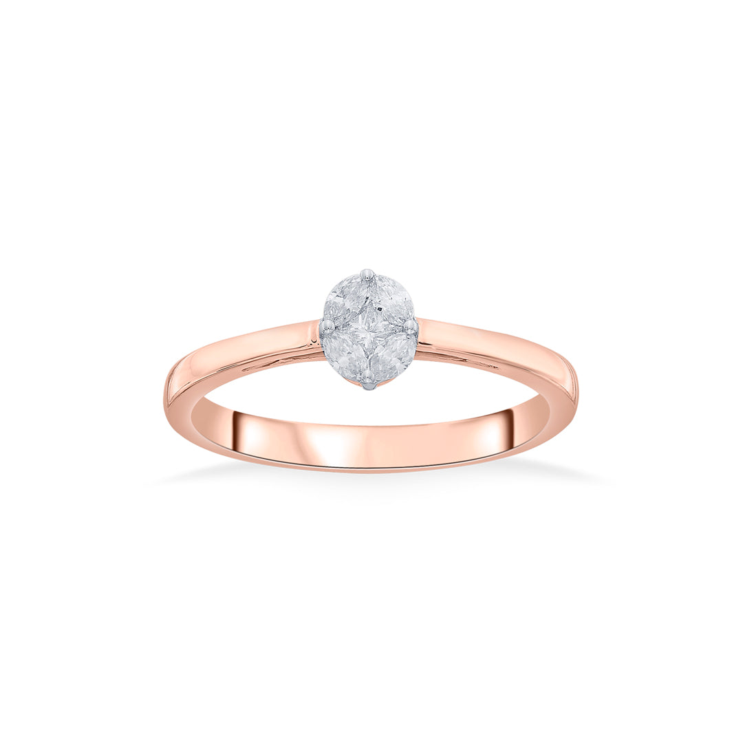 nobless stone casual diamond ring