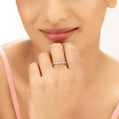 Bright Links Casual Rose Gold Diamond Ring